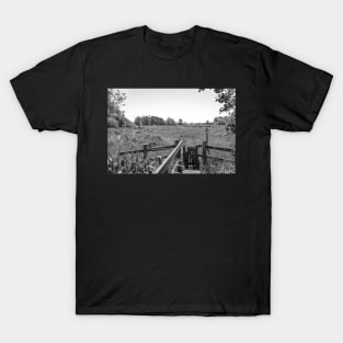 Wooden gate in the Norfolk countryside T-Shirt